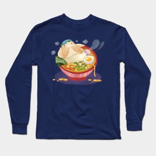 Bowl of Radish Spirit's ramen Long Sleeve T-Shirt